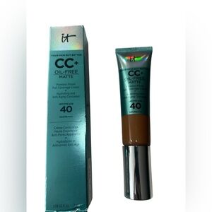 IT Cosmetics  CC+ Oil-Free Matte Antiaging full Coverage cream DEEP 1.08 fl oz